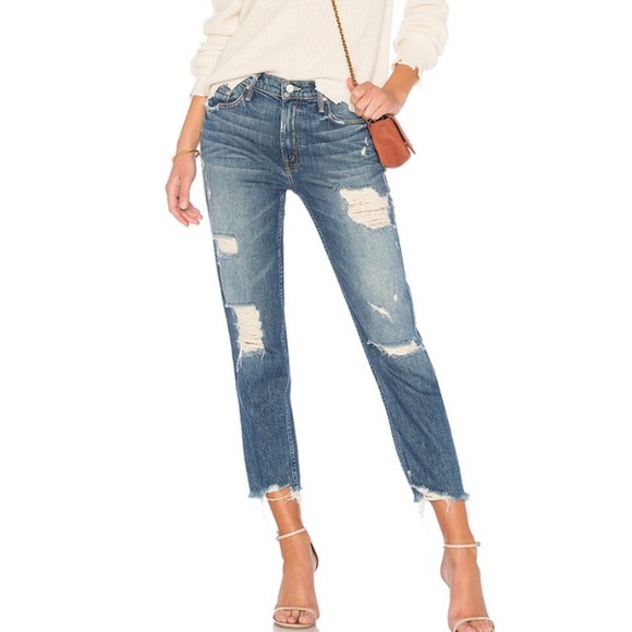 MOTHER Denim - MOTHER The Sinner Jeans Distressed Destroyed